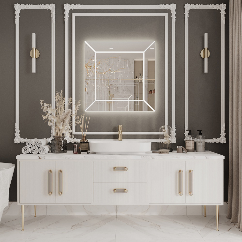 Зеркало с подсветкой 700х700 Барон MZF-9923