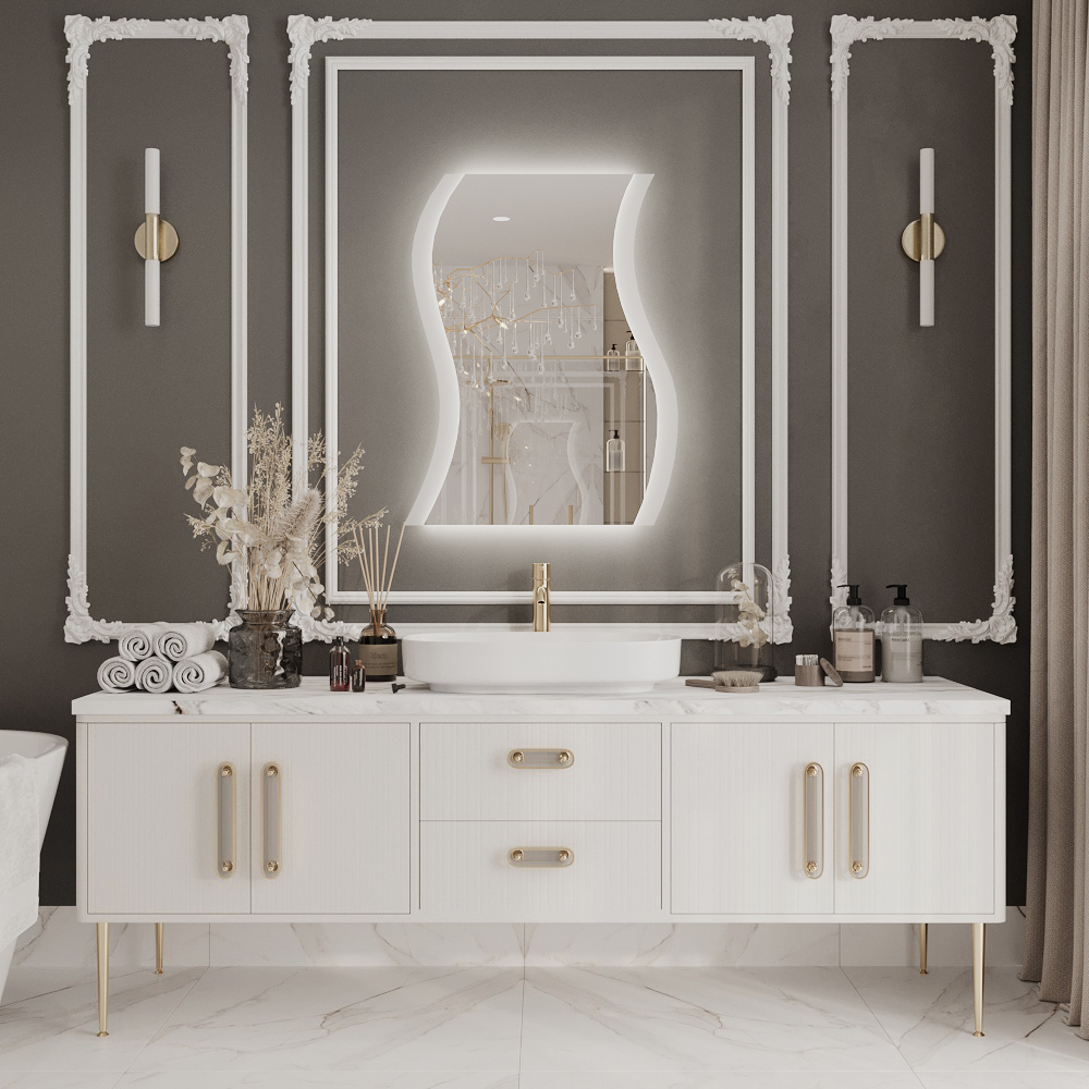 Зеркало с подсветкой 700х500 MZF-10009